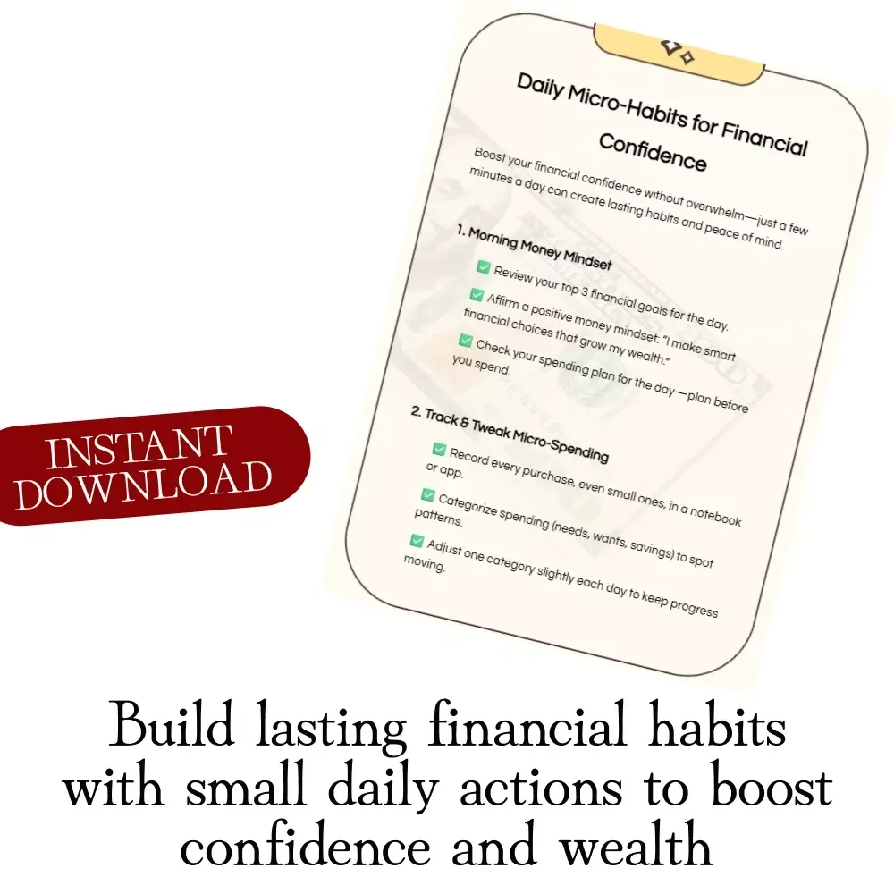 Daily Micro-Habits for Financial Confidence - Build Lasting Wealth in Minutes a Day | eBook Download