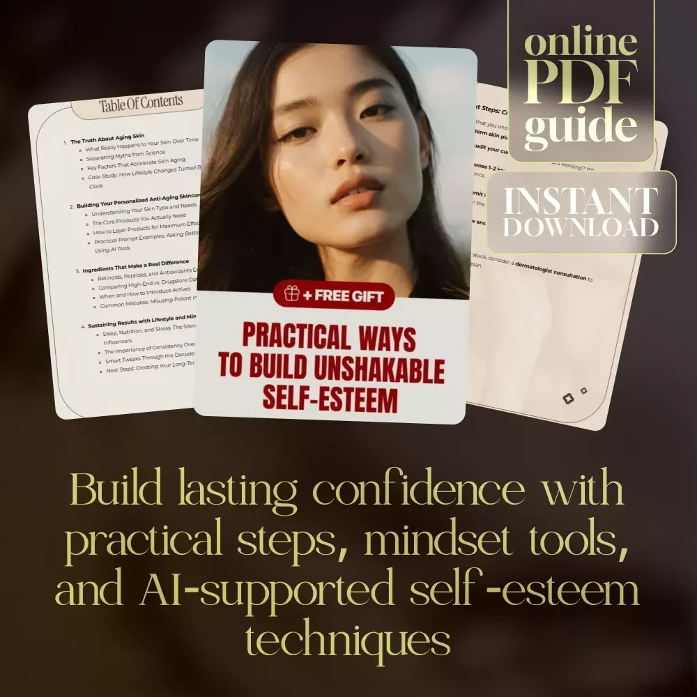 Practical Ways to Build Unshakable Self-Esteem | Self-Esteem eBook, Confidence Guide, Personal Growth Digital Download, Self-Worth Workbook