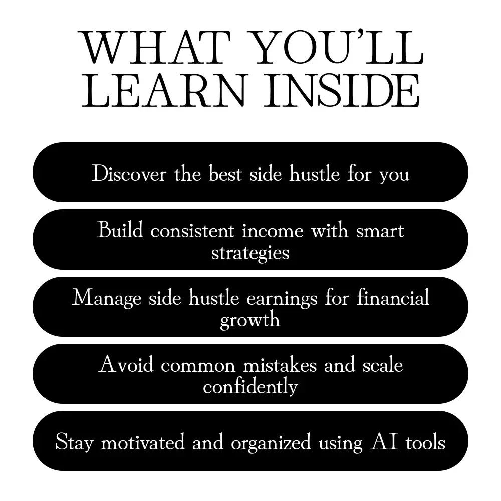 Building Income Streams Every Woman Can Rely On: The Ultimate Guide to Financial Independence, Side Hustles & Smart Money Management