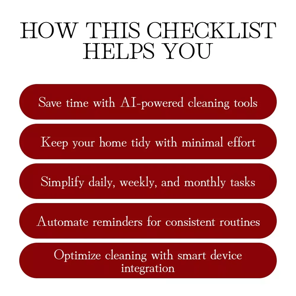 AI Cleaning Checklist for Busy Families - Streamline Your Home with AI