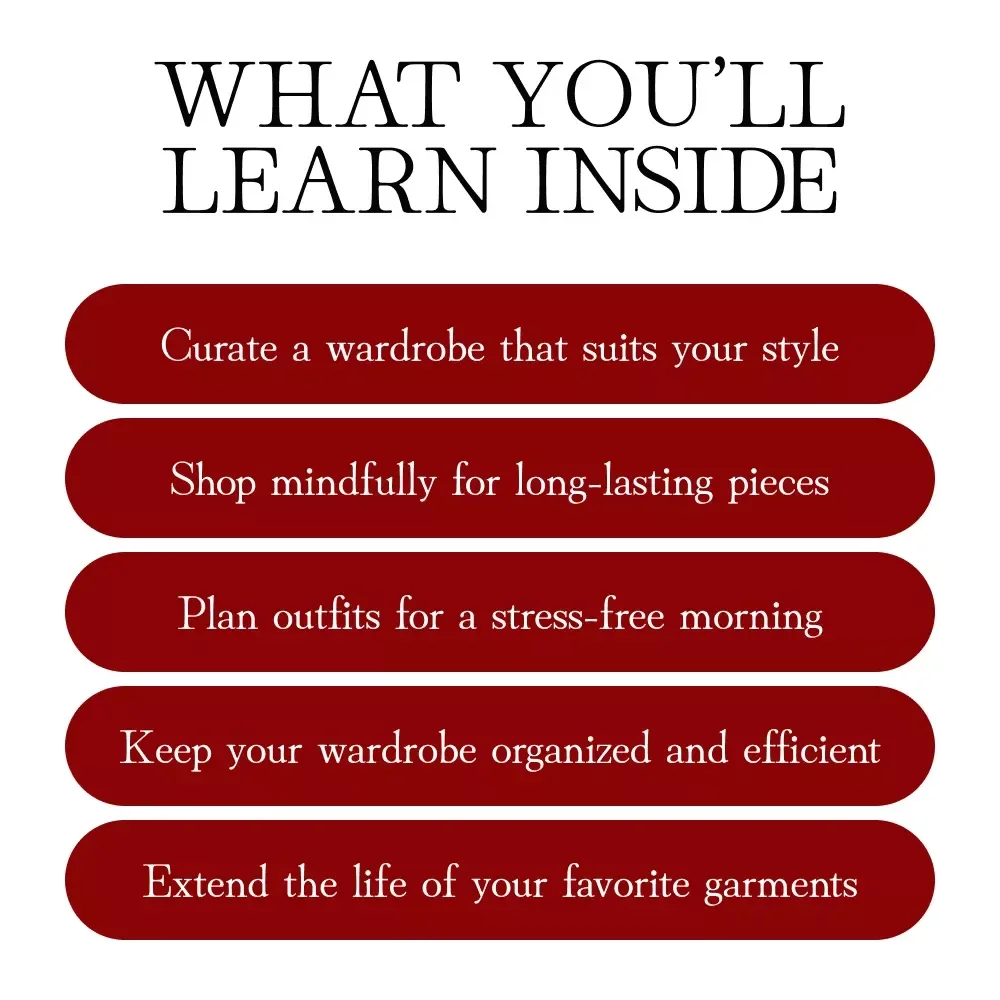 Chic by Choice: Smart Habits for a Stylish Wardrobe - Digital Guide for Effortless Fashion & Smart Shopping
