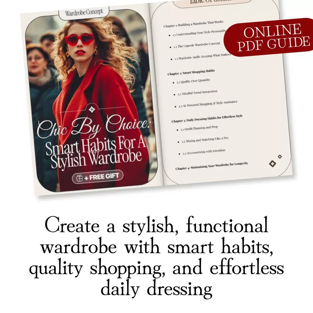 Chic by Choice: Smart Habits for a Stylish Wardrobe - Digital Guide for Effortless Fashion & Smart Shopping