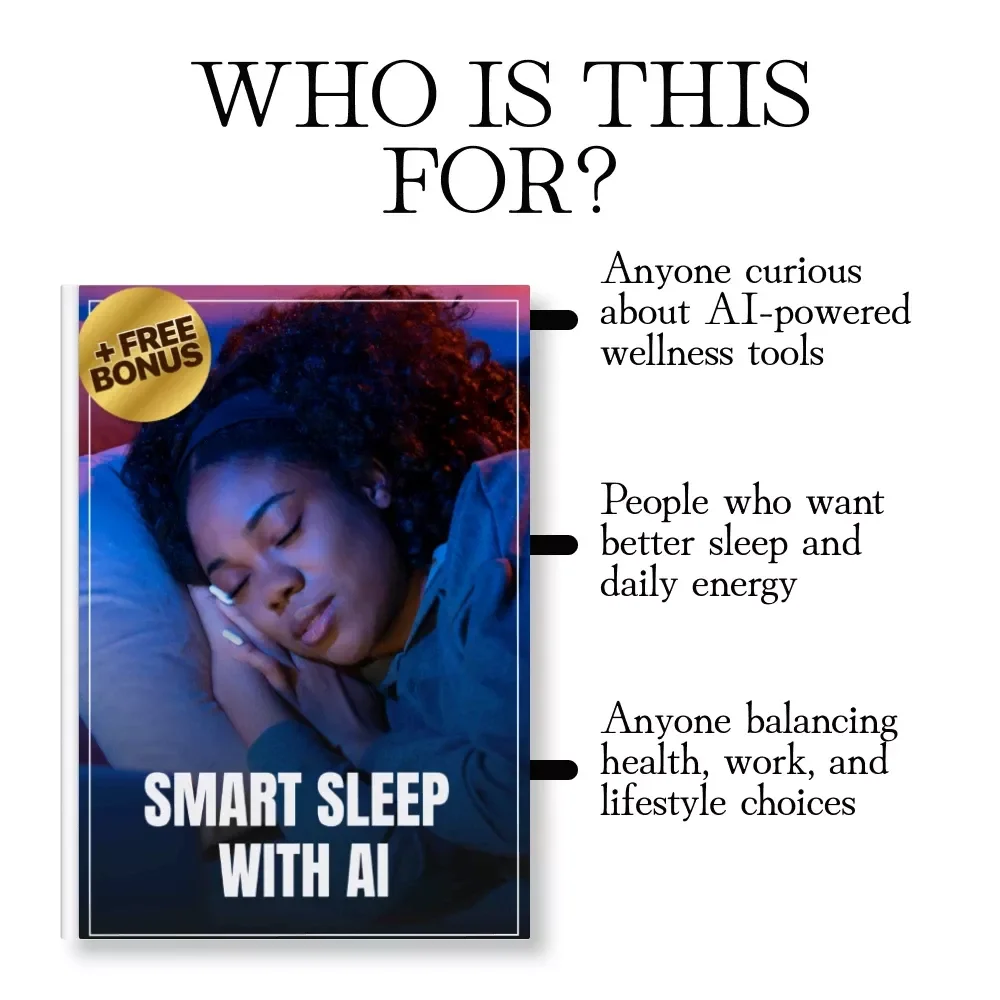 Smart Sleep with AI | Digital Guide for Better Rest, Women’s Health, Sleep Tracking, Prompts & Routines | eBook, Checklist, Instant Download