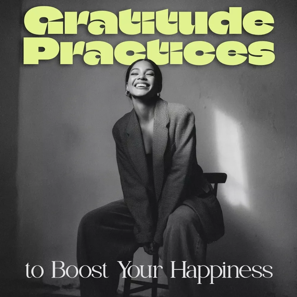 Gratitude Practices to Boost Your Happiness Checklist | Digital Download | How to Practice Gratitude to Enhance Happiness for a Joyful Mindset
