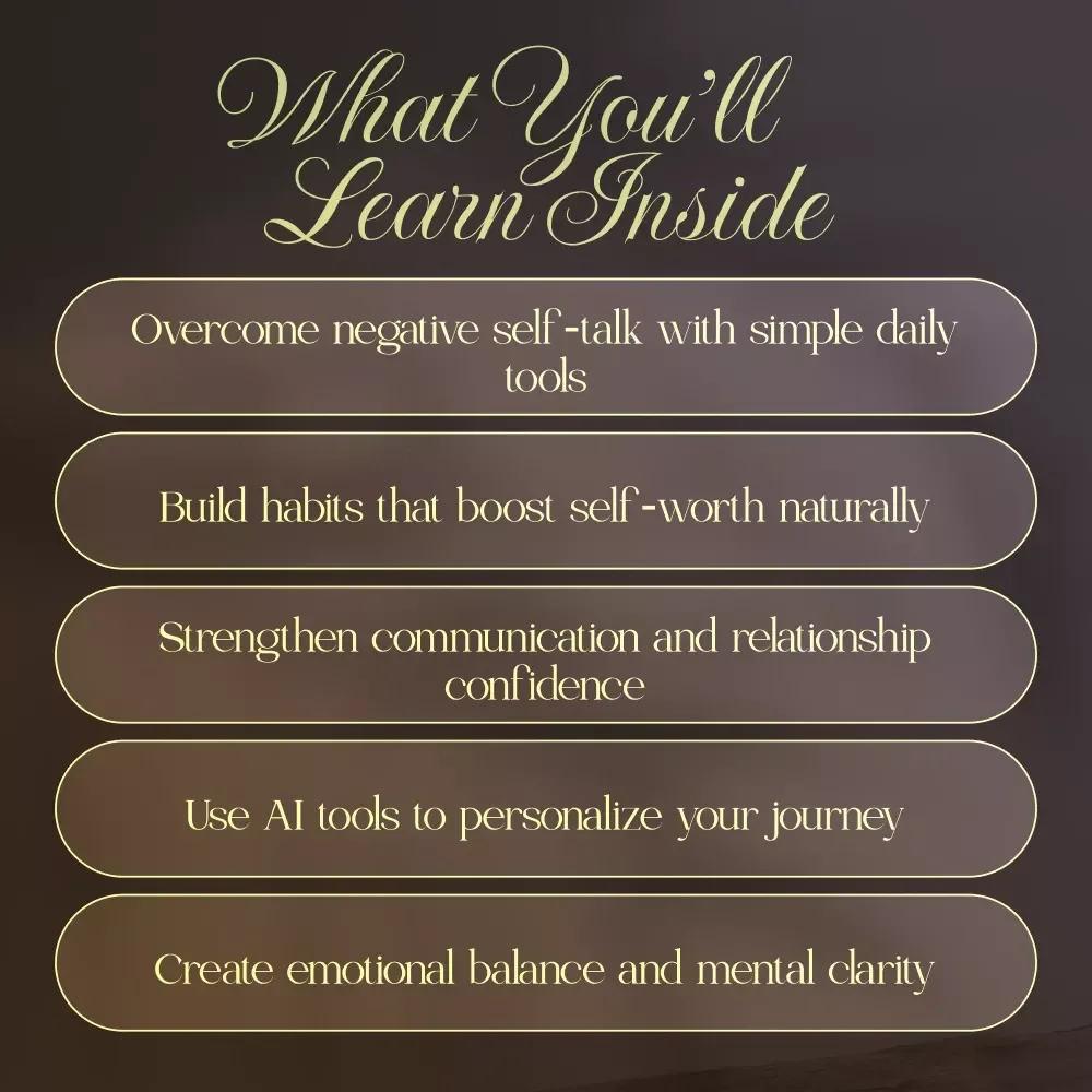 Practical Ways to Build Unshakable Self-Esteem | Self-Esteem eBook, Confidence Guide, Personal Growth Digital Download, Self-Worth Workbook