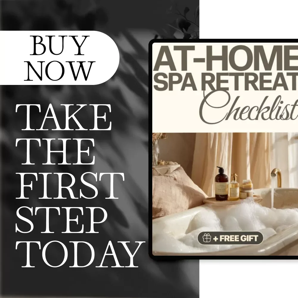 At-Home Spa Retreat Checklist – Ultimate Digital Guide, Relaxation eBook, Self-Care Routine, Bath & Beauty Checklist for Pampering, Stress Relief & Home Spa Day