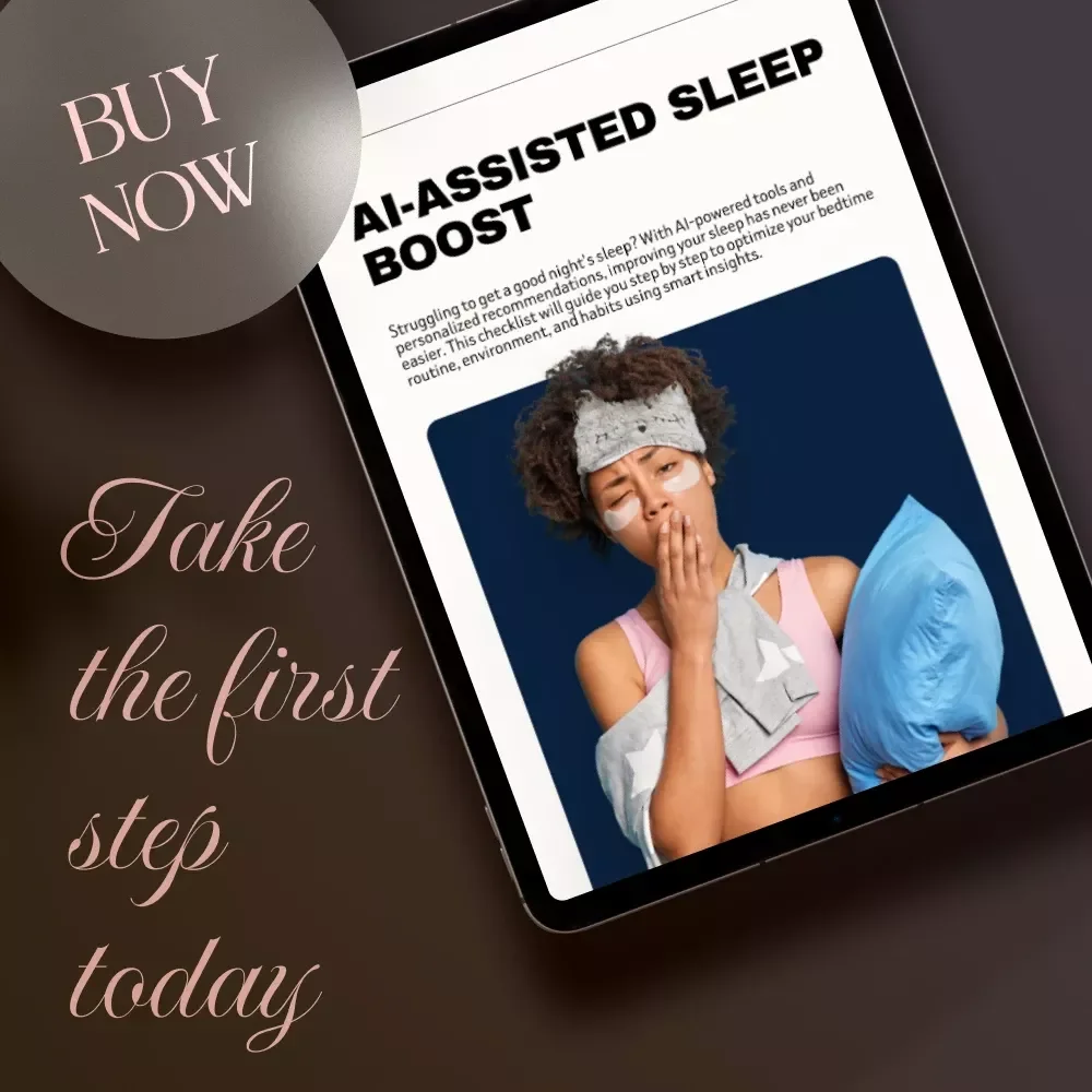 AI-Assisted Sleep Boost | Printable Checklist for Better Rest | Digital Download of ai-assisted sleep recommendations