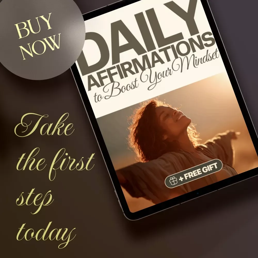 Daily Affirmations to Boost Your Mindset Checklist | Positive Morning Routine, Gratitude, Self-Love & Confidence Builder Digital Download