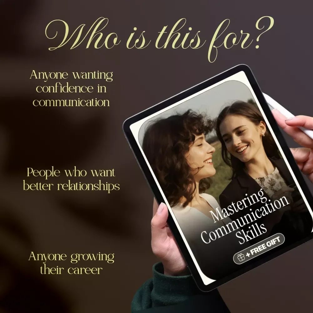 Mastering Communication Skills | Confidence Building eBook | How to Build Confidence in Communication Skills Guide for Public Speaking, Networking & Everyday Conversations | Digital Download