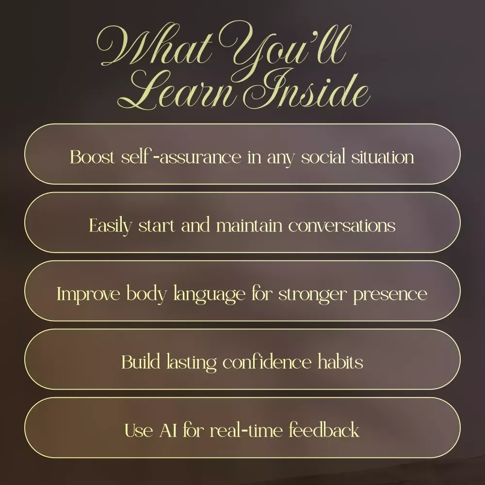 AI Personalized Social Confidence Coach - Digital Download Guide for Boosting Social Skills