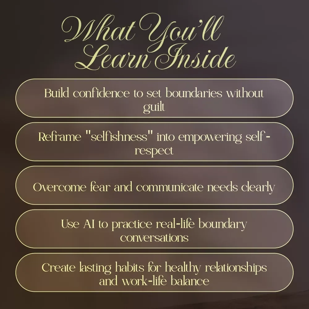 Strong & Secure: Confident Boundaries eBook – Master Self-Worth, Set Healthy Boundaries, & Thrive