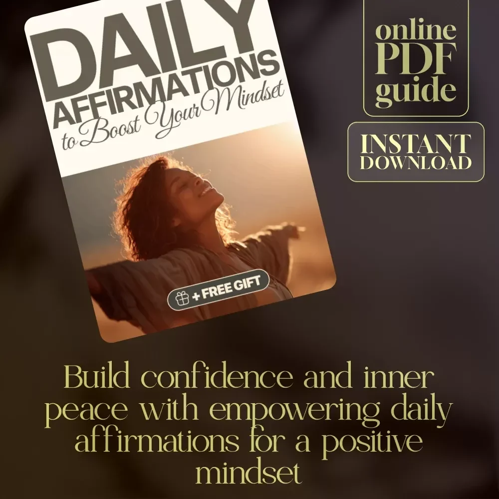 Daily Affirmations to Boost Your Mindset Checklist | Positive Morning Routine, Gratitude, Self-Love & Confidence Builder Digital Download