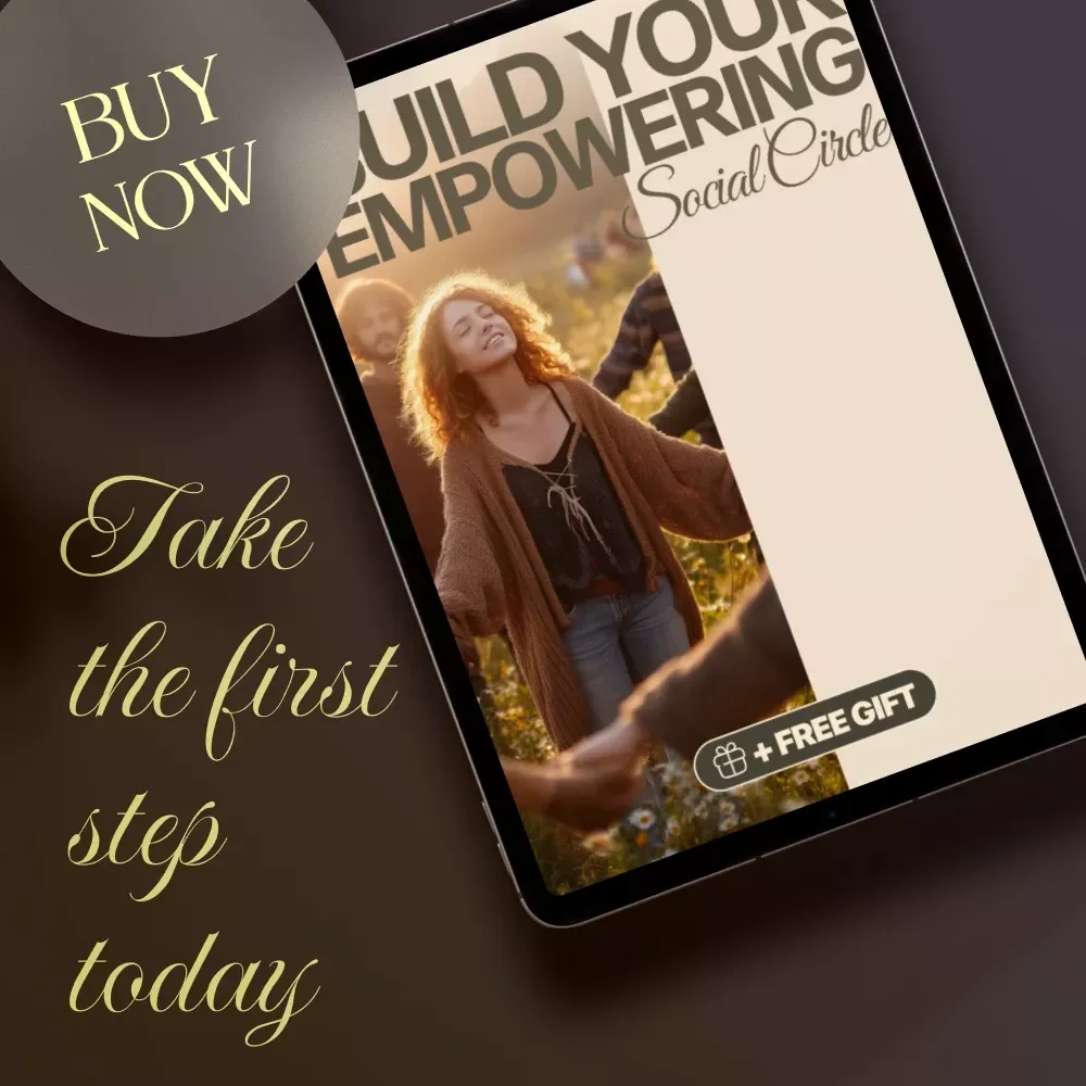 Build Your Empowering Social Circle Checklist | How to Build a Supportive Social Circle Digital Download