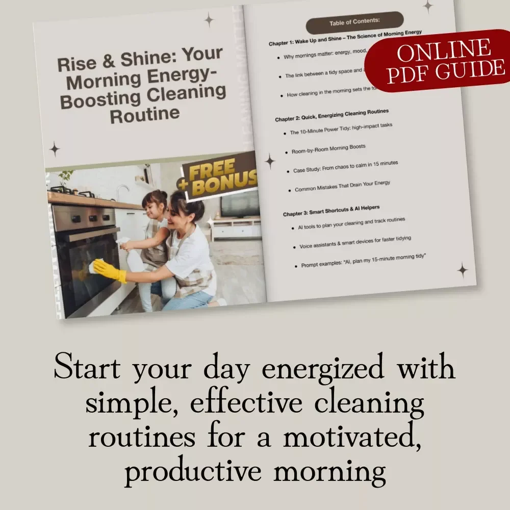 Rise & Shine: Your Morning Energy-Boosting Cleaning Routine – Energizing Guide for a Productive Start to Your Day