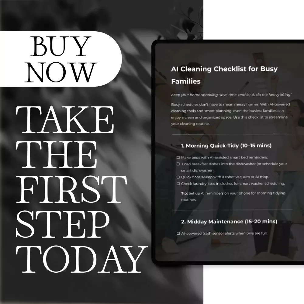 AI Cleaning Checklist for Busy Families - Streamline Your Home with AI