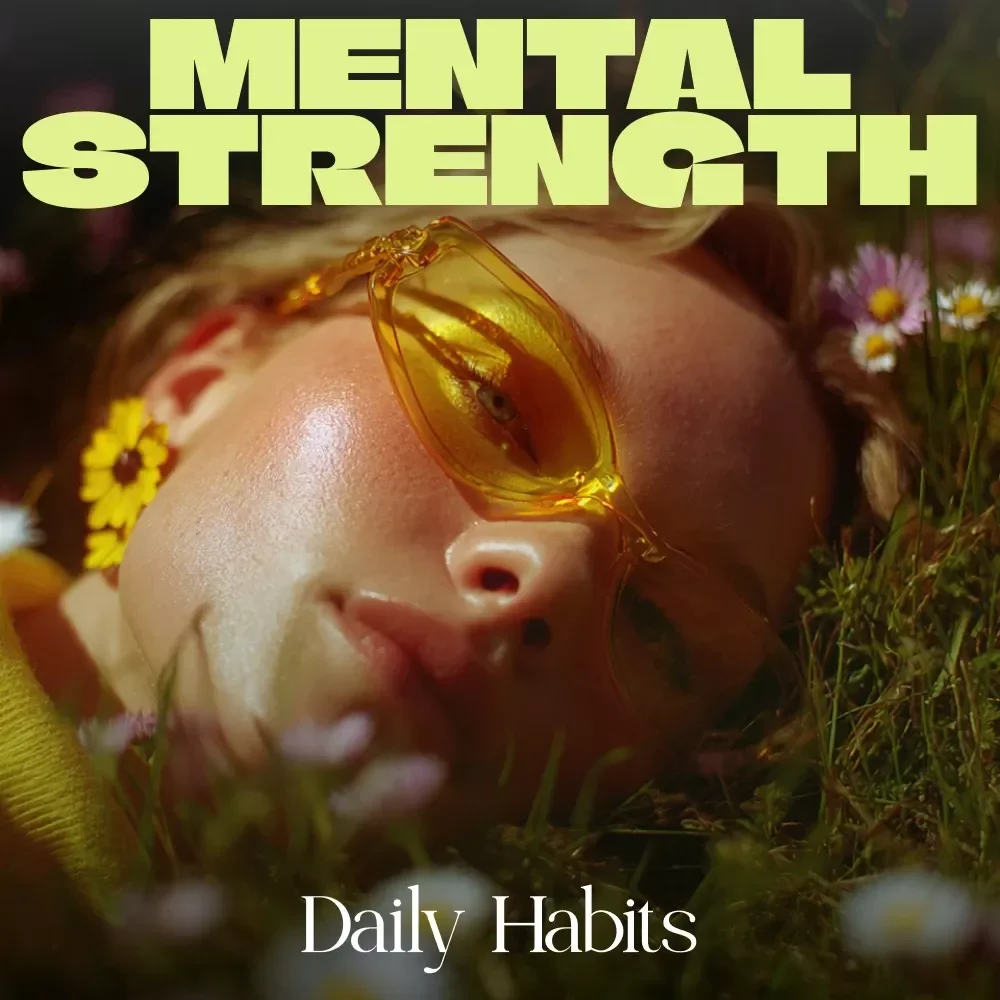 Daily Habits for Mental Strength Checklist | Printable Self-Improvement Digital Download