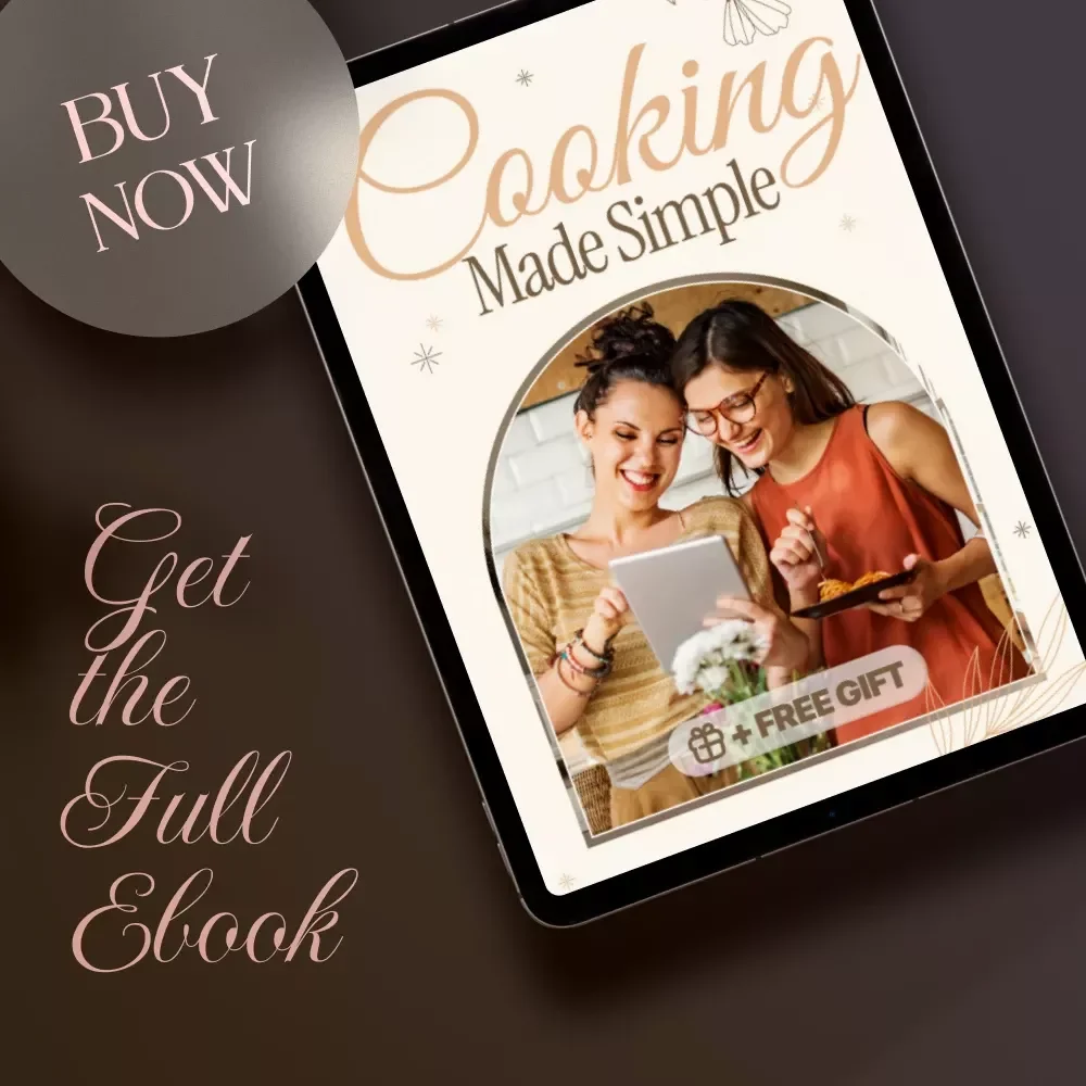 Cooking Made Simple: A Beginner's Guide to Kitchen Confidence, Essential Tools, and Easy Recipes | eBook Download
