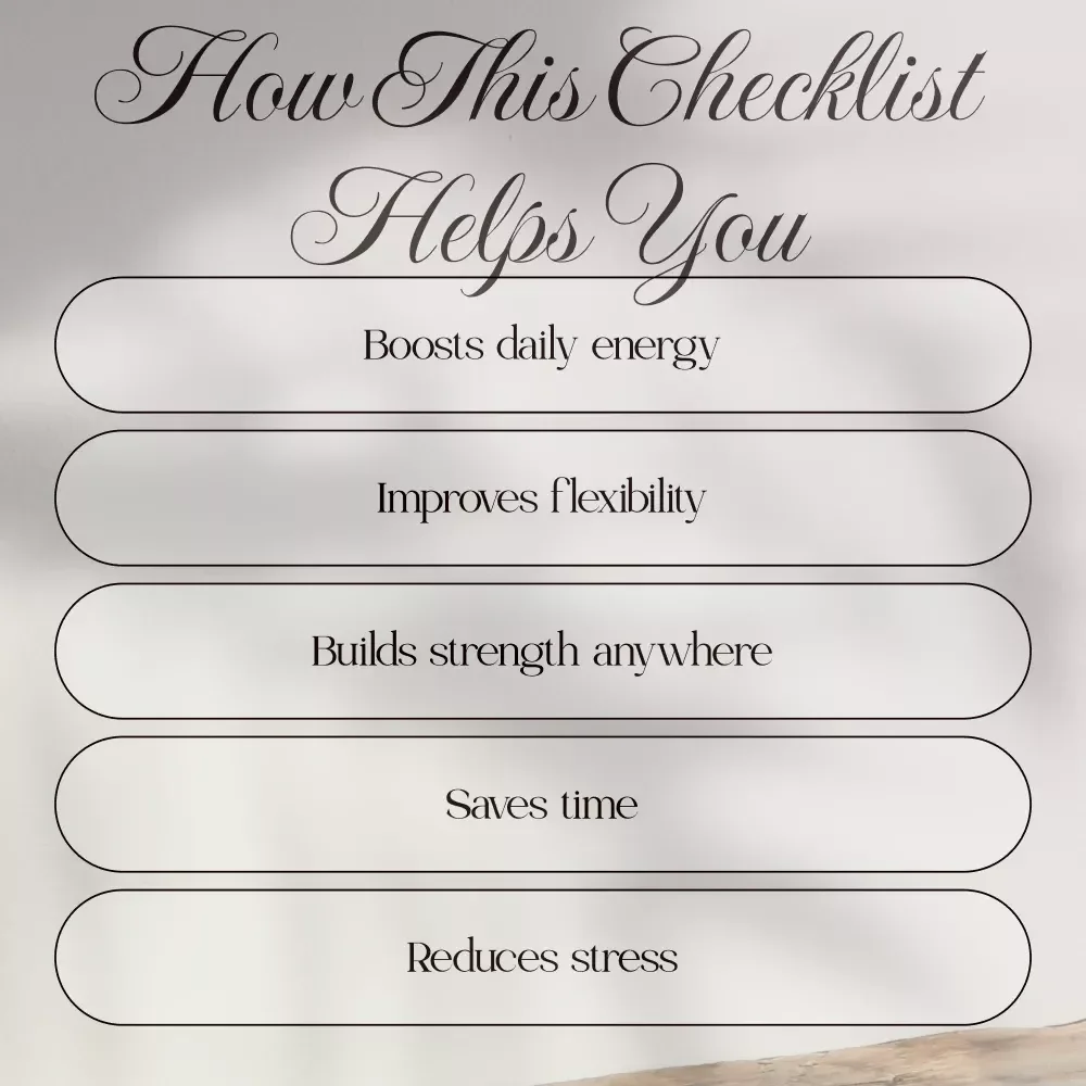 Get Fit in 10 Minutes a Day: A Digital Checklist for Quick Workouts for Busy Schedules