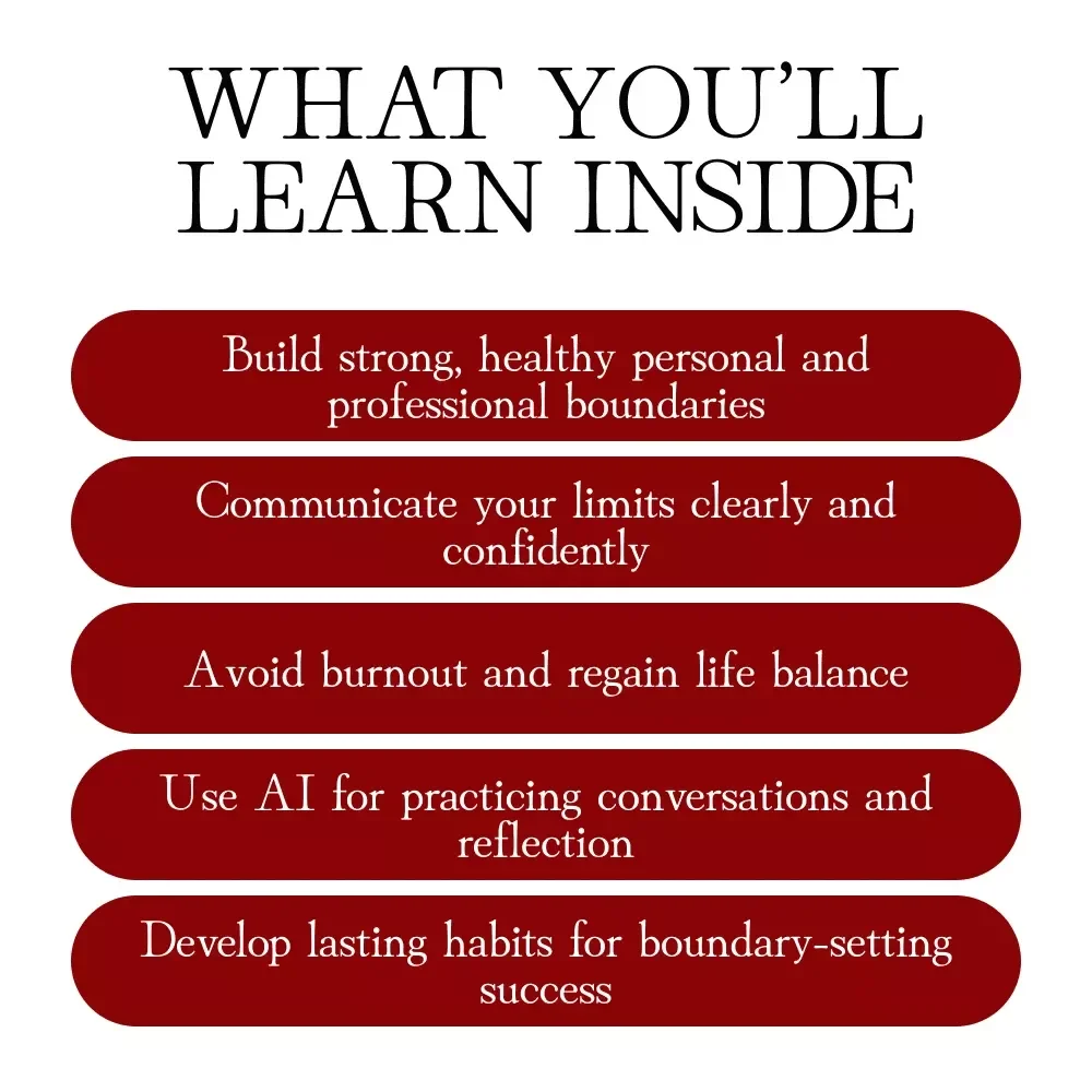 How to Set Boundaries with Confidence - A Guide to Building Healthy Relationships & Communicating with Clarity