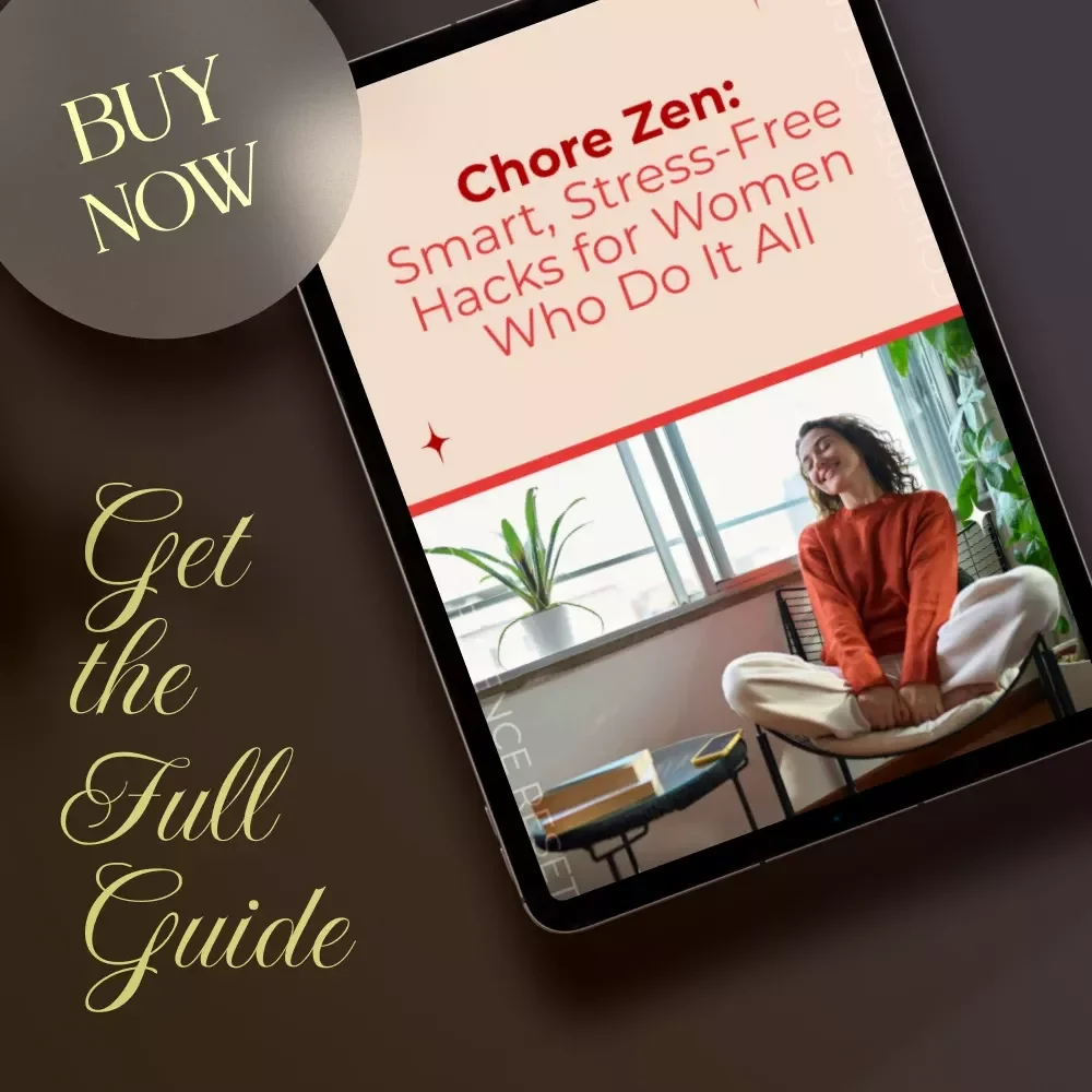 Chore Zen: Smart, Stress-Free Hacks for Women Who Do It All - Digital Download for Easy Home Organization & Time Management