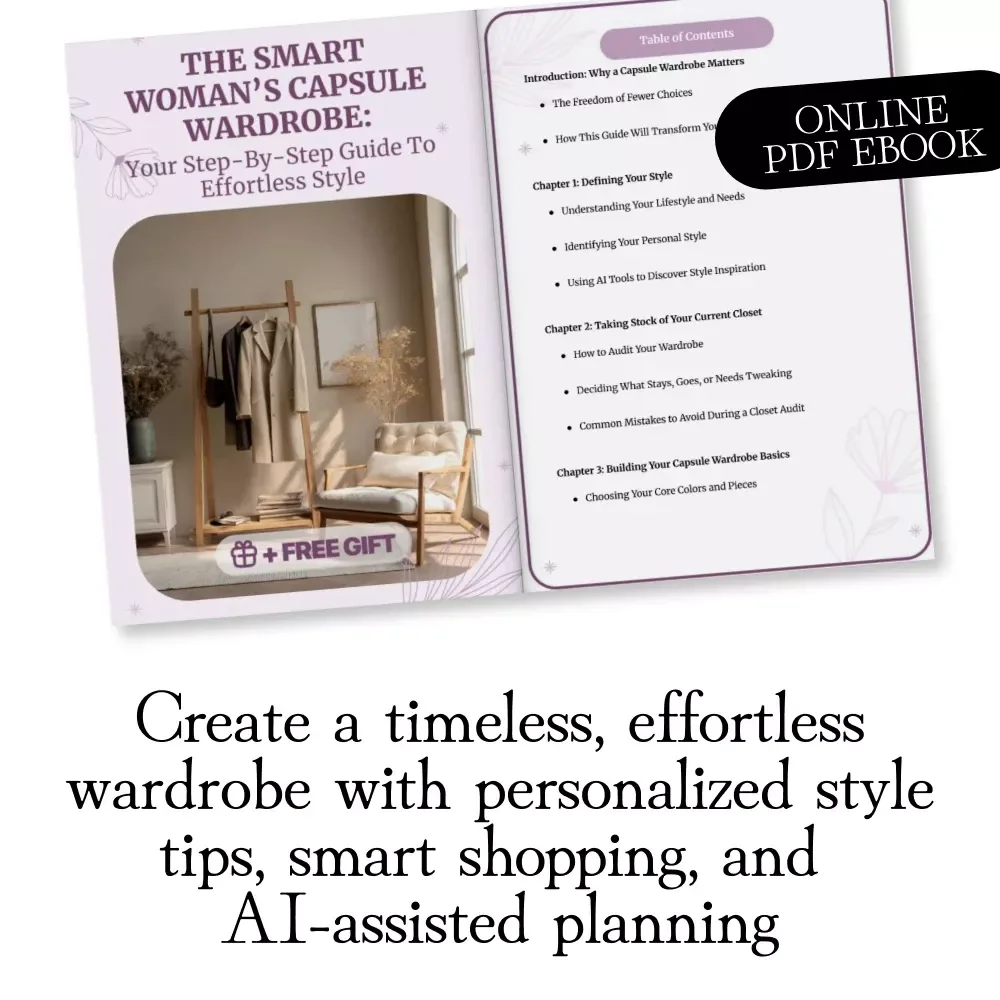 The Smart Woman’s Capsule Wardrobe: Your Step-by-Step Guide to Effortless Style - Digital eBook Download for Building a Timeless Wardrobe