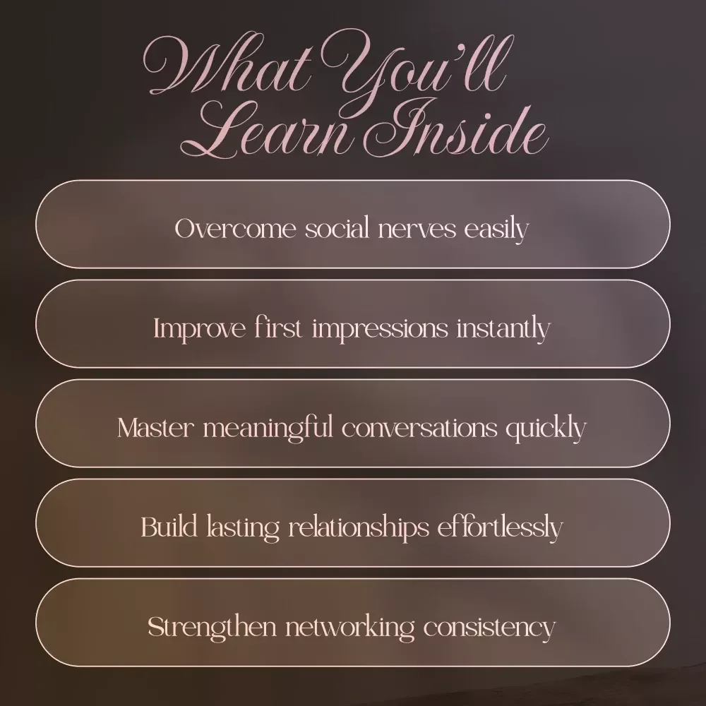 Networking Confidence: A Practical eBook Guide to Master Social Connections & Build Lasting Relationships