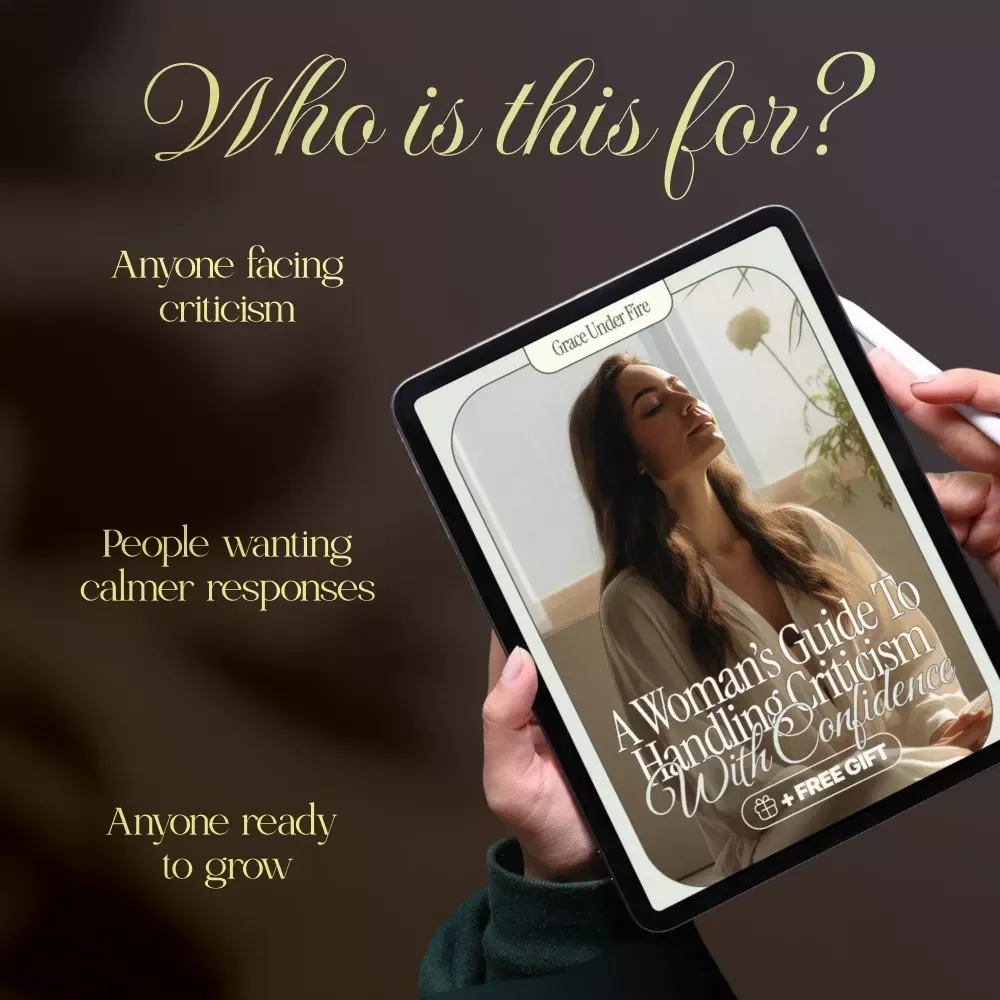 Grace Under Fire: A Woman’s Guide to Handling Criticism with Confidence – Ebook on How to Handle Criticism, Build Resilience, and Respond with Strength
