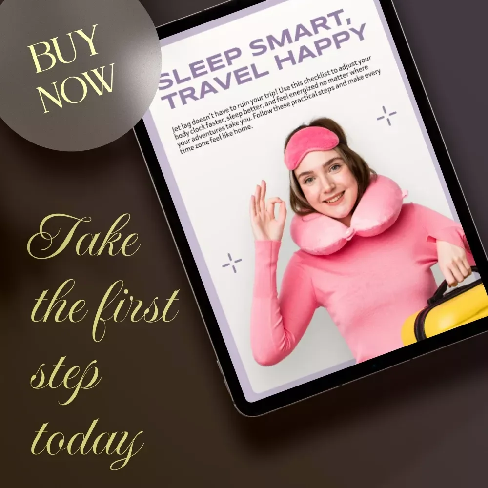 Sleep Smart, Travel Happy | Jet Lag Travel Sleep Checklist for Restful Journeys