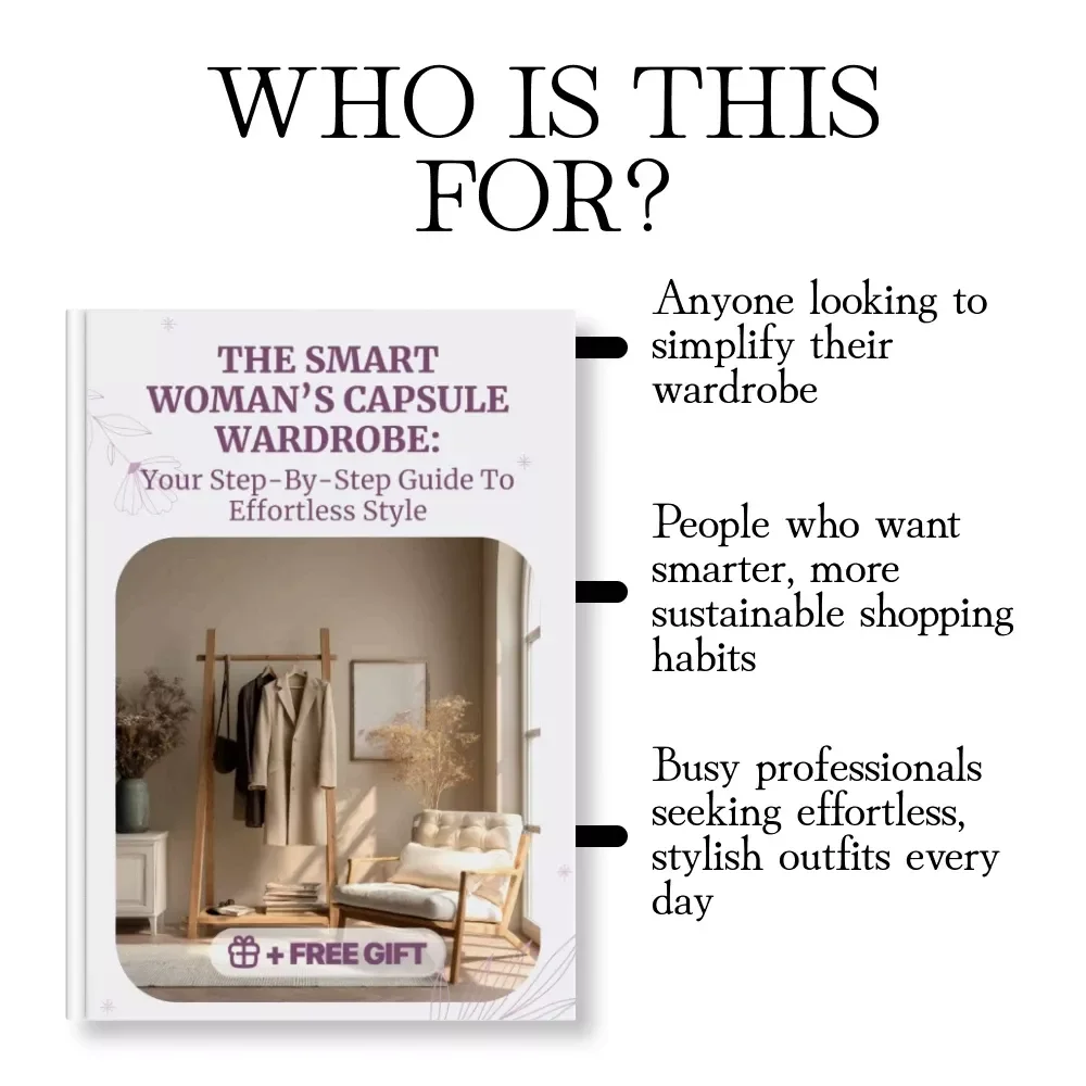 The Smart Woman’s Capsule Wardrobe: Your Step-by-Step Guide to Effortless Style - Digital eBook Download for Building a Timeless Wardrobe