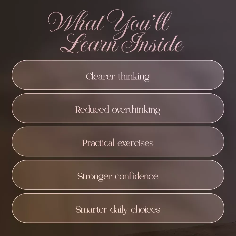 Making Choices You Can Trust | Confidence in Decision-Making eBook | How to Build Confidence in Decision Making Guide, Digital Download, Self-Help Checklist
