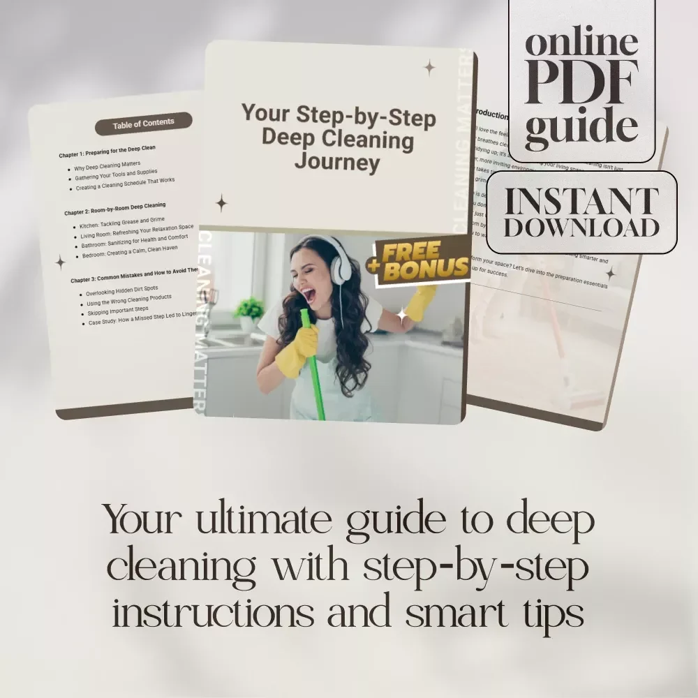 Your Step-by-Step Deep Cleaning Journey: The Ultimate Guide to a Spotless Home