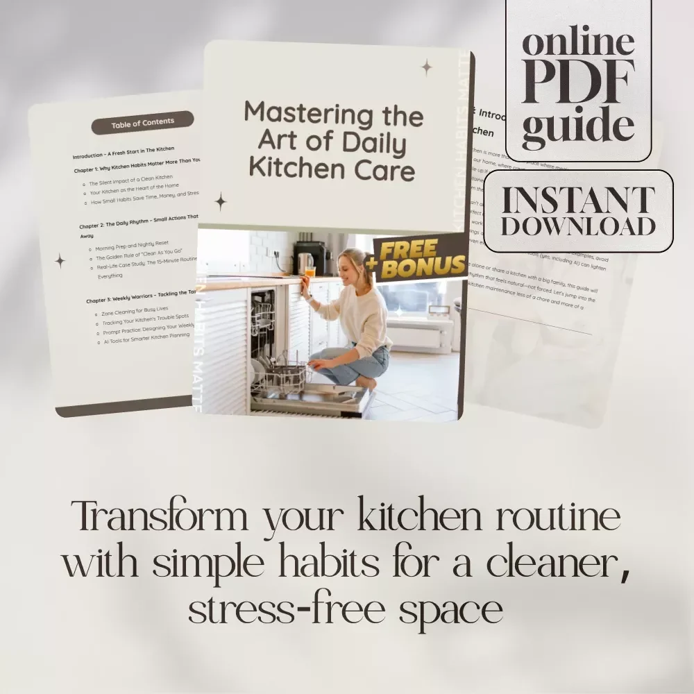 Mastering the Art of Daily Kitchen Care: Essential Habits for Kitchen Maintenance Guide