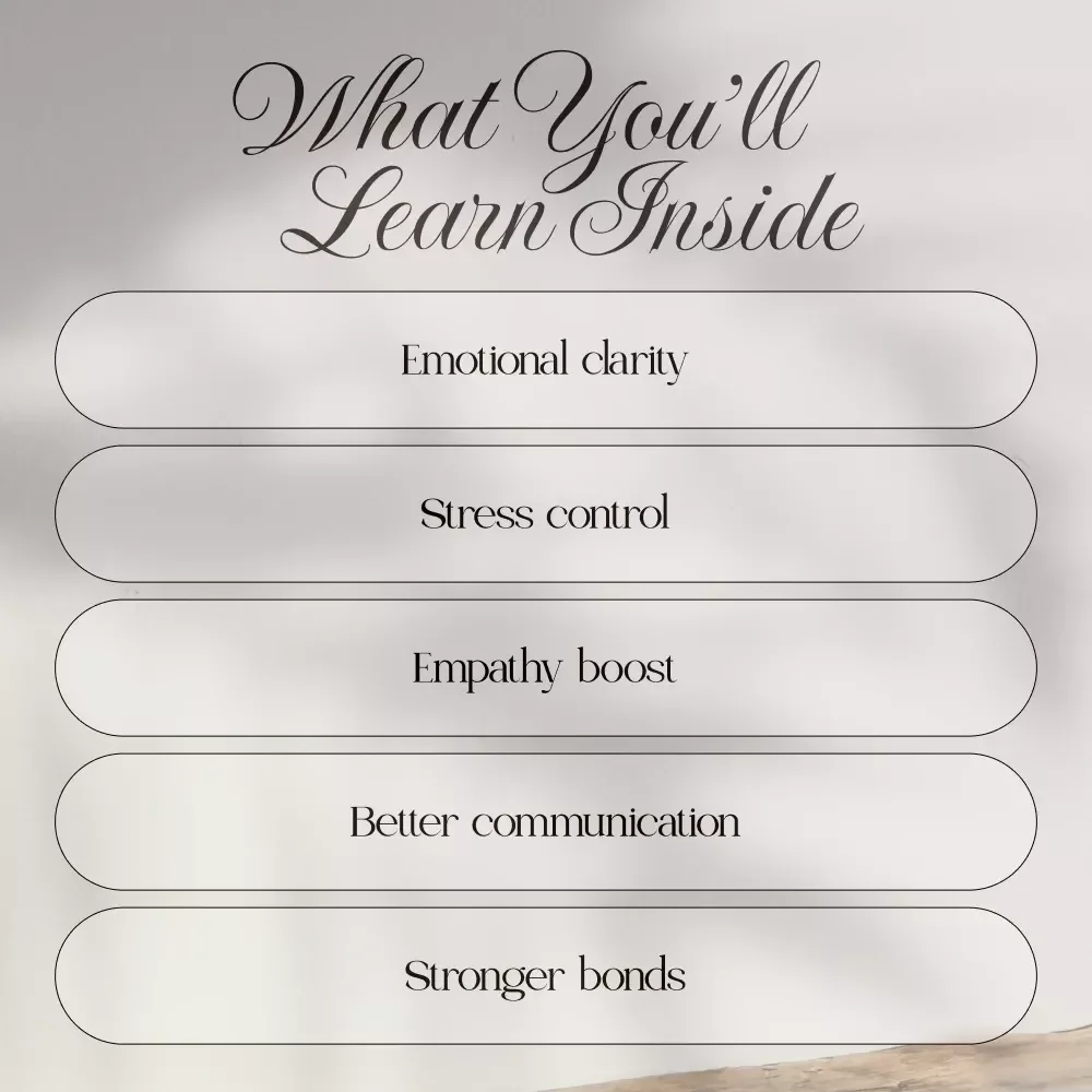 Mastering Emotional Intelligence Guide | How to Improve Emotional Intelligence | Self-Awareness, Empathy, Relationships & Personal Growth eBook Digital Download