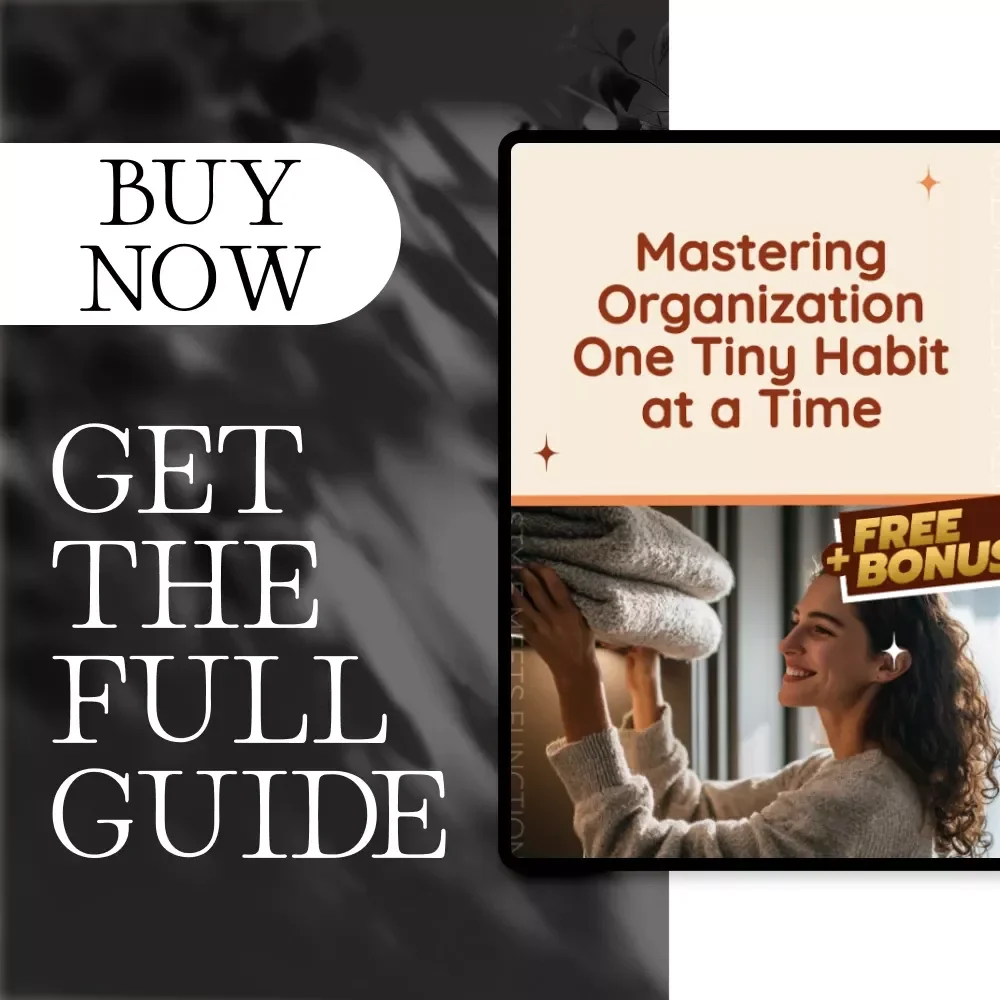 Mastering Organization One Tiny Habit at a Time: Micro-Habits for Organized Closets