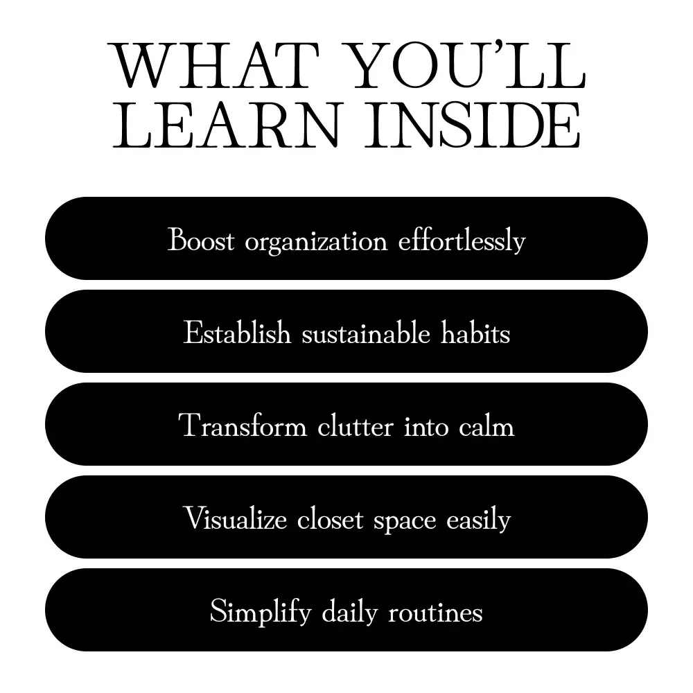 Mastering Organization One Tiny Habit at a Time: Micro-Habits for Organized Closets