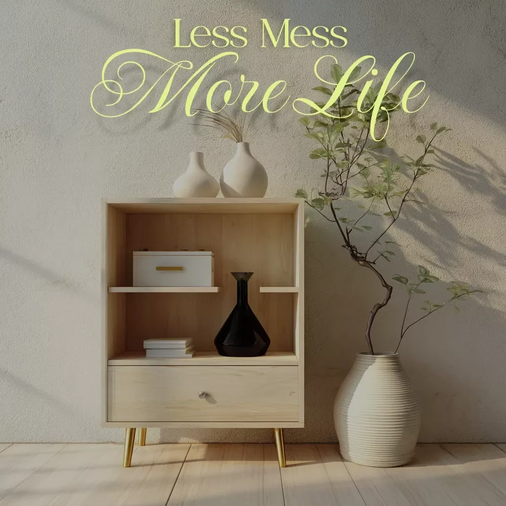 Less Mess, More Life: A Woman’s Guide to Minimalist Home Storage | Digital Guide for Decluttering & Minimalist Home Storage Routine