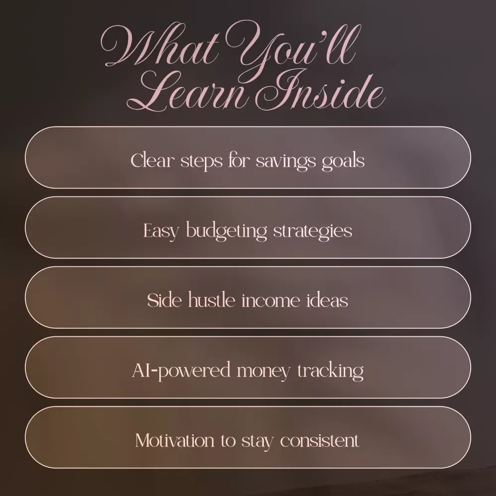 Woman’s Guide to Saving for a Down Payment | Digital Download Guide for Women Learning Saving for a Down Payment on a House | Practical Tips, Budgeting Strategies, and AI Tools