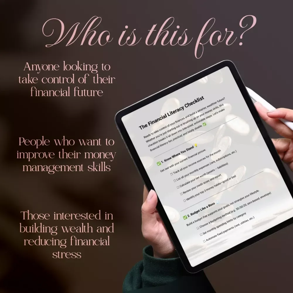 The Financial Literacy Checklist: Your Ultimate Guide to Mastering Money Management and Achieving Financial Freedom