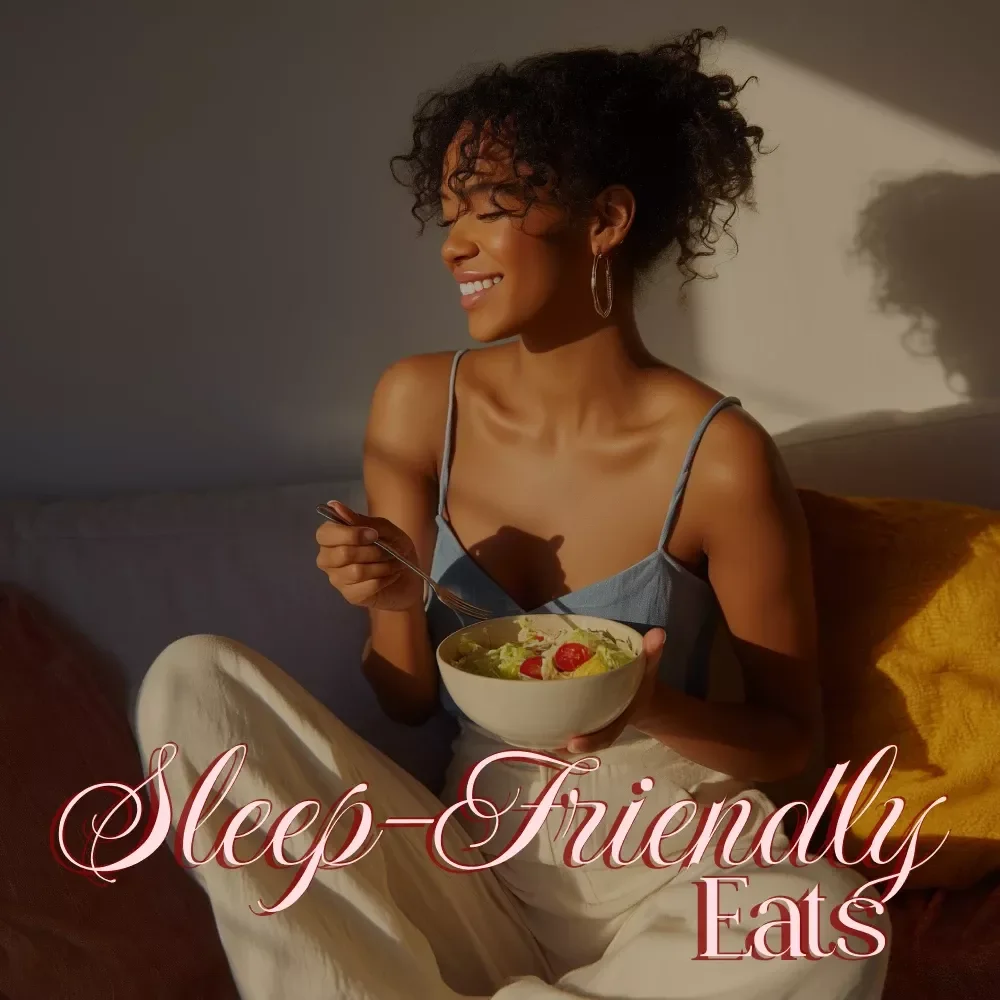 Sleep-Friendly Eats | Evening Nutrition for Better Sleep | Digital Guide to Restful Nights, Meal Plans, & AI Tools