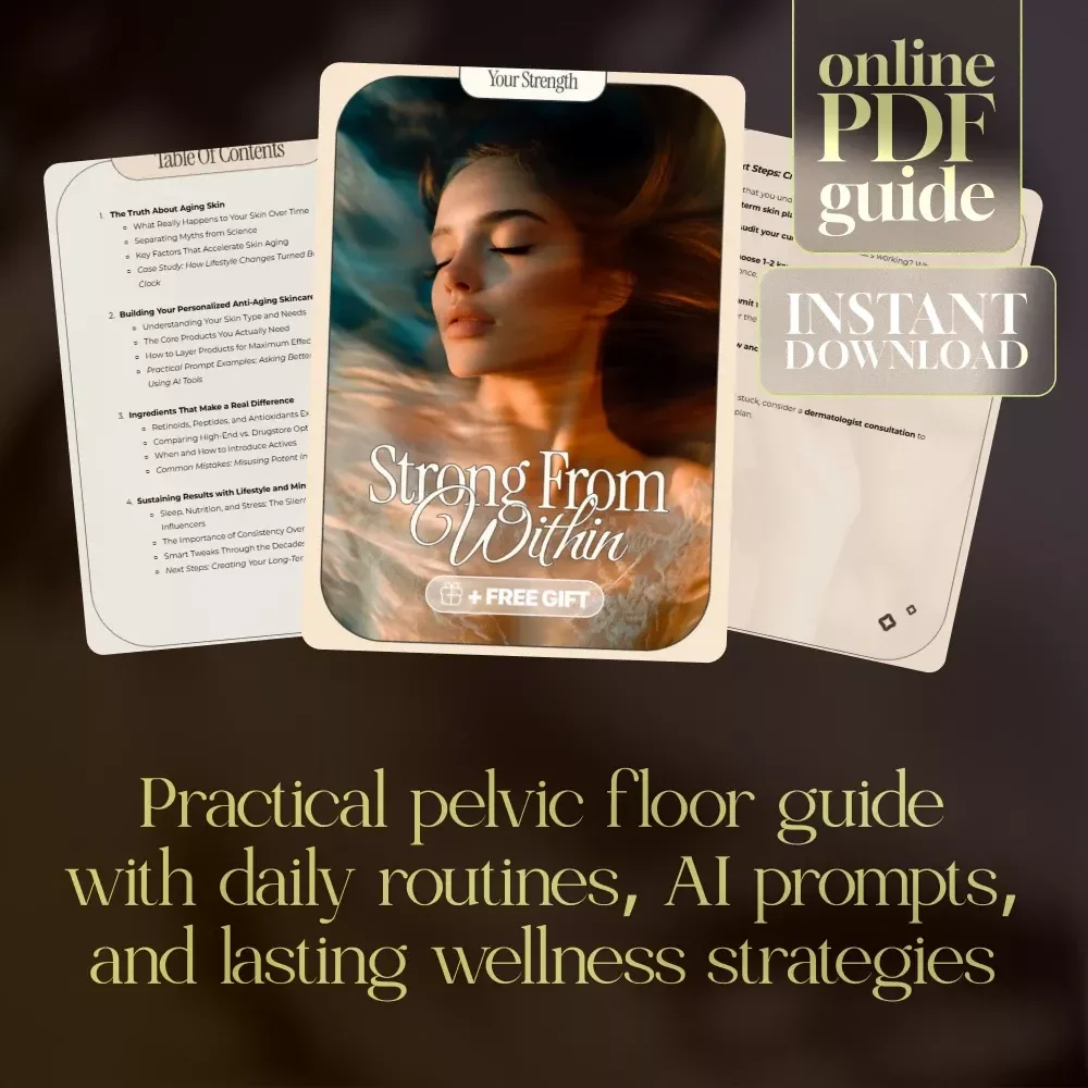 Strong from Within | Pelvic Floor Health Routine Guide for Women | Daily Exercises, Breathing, and Long-Term Wellness
