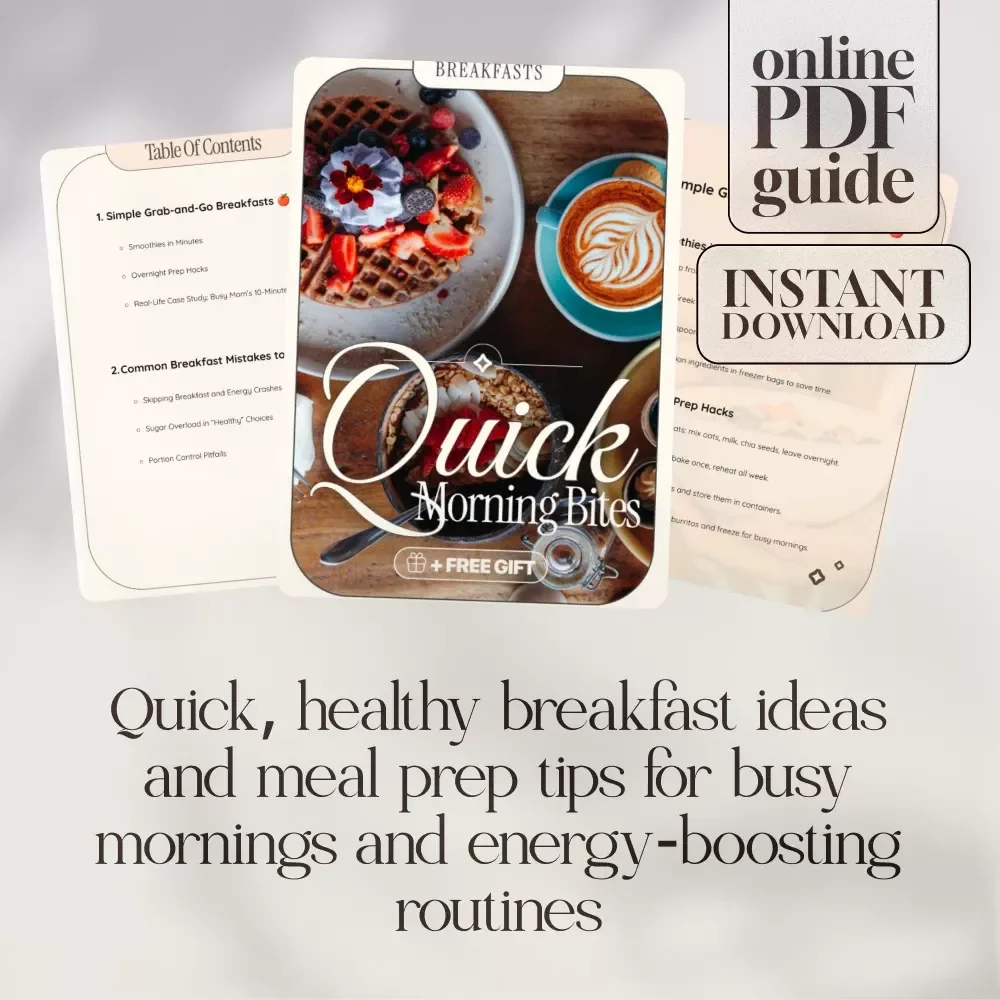 Quick Morning Bites Guide - Easy Breakfast Ideas, AI Prompts, and Meal Prepping Tips for Busy Lives