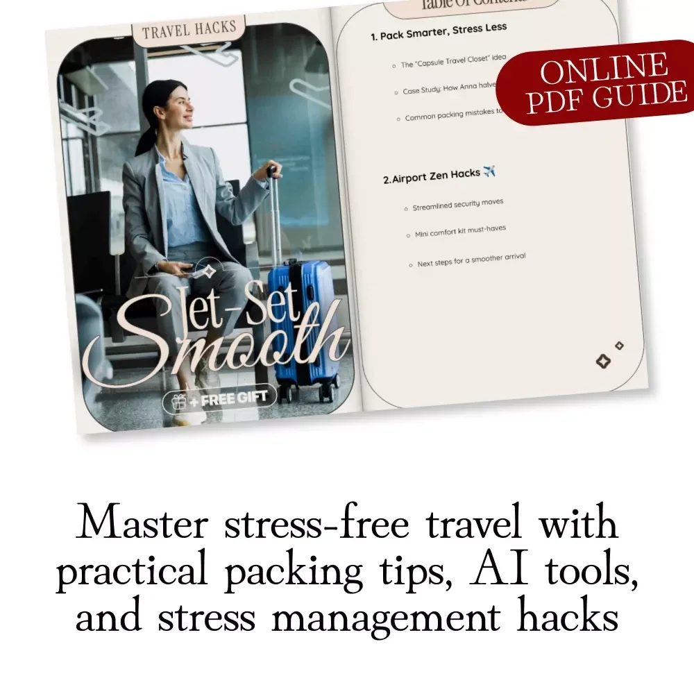 Jet-Set Smooth: Stress-Free Travel Hacks for Effortless Journeys | Travel Guide, eBook, Checklist