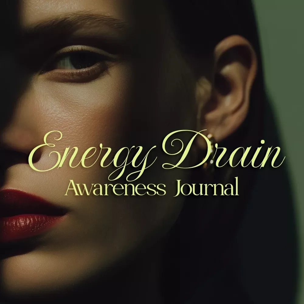 Energy Drain Awareness Journal | Guided Ebook with Prompts, Habits & Tracking Tools for Women