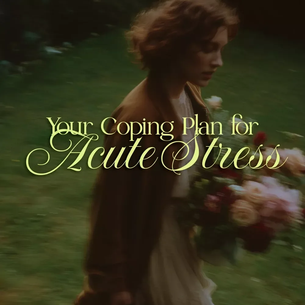 Your Coping Plan for Acute Stress | Ebook for Mental Wellness, Coping Plans for Acute Stress, Practical Techniques & AI Tools