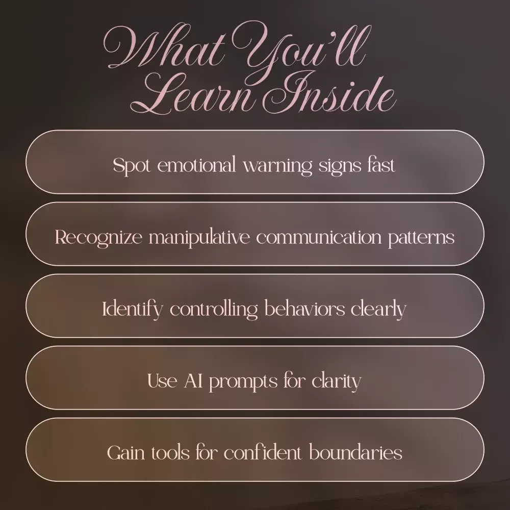 Spot the Signs Before It’s Too Late – Relationship Red Flags Ebook for Awareness & Healing