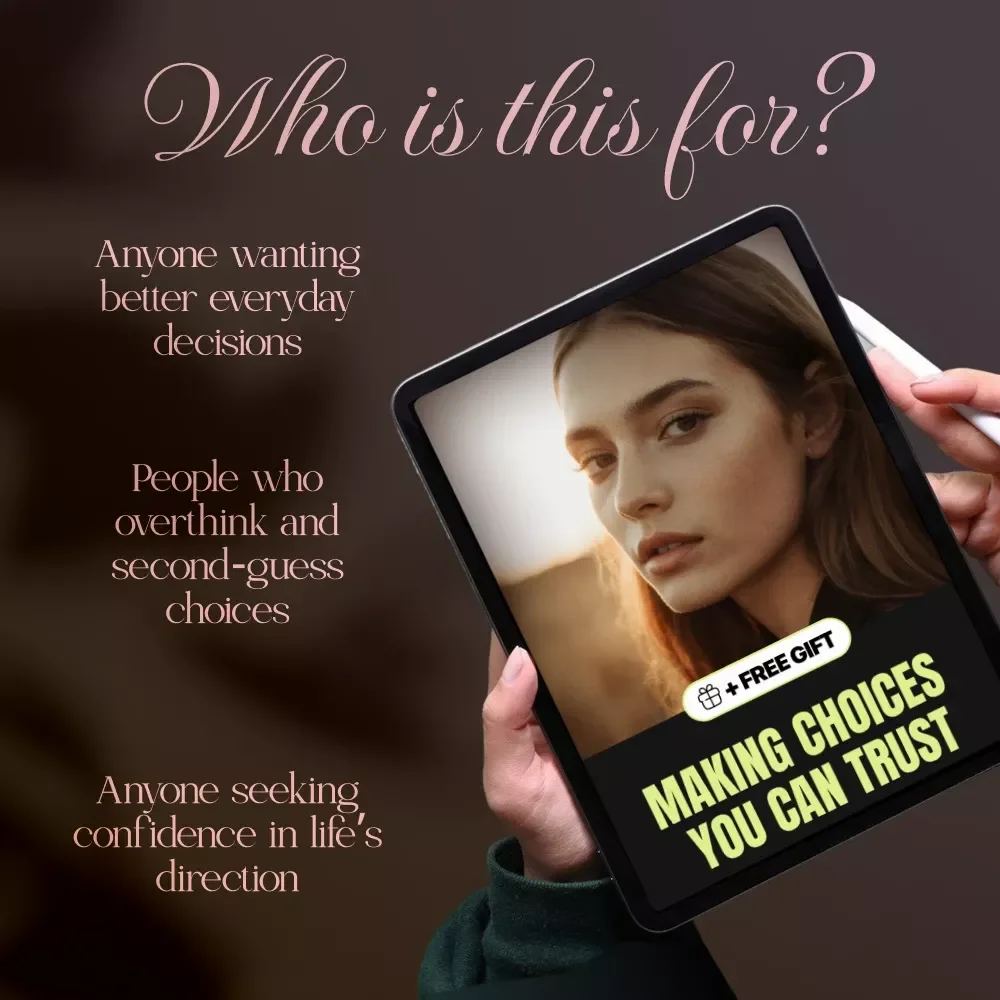 Making Choices You Can Trust | Confidence in Decision-Making eBook | How to Build Confidence in Decision Making Guide, Digital Download, Self-Help Checklist