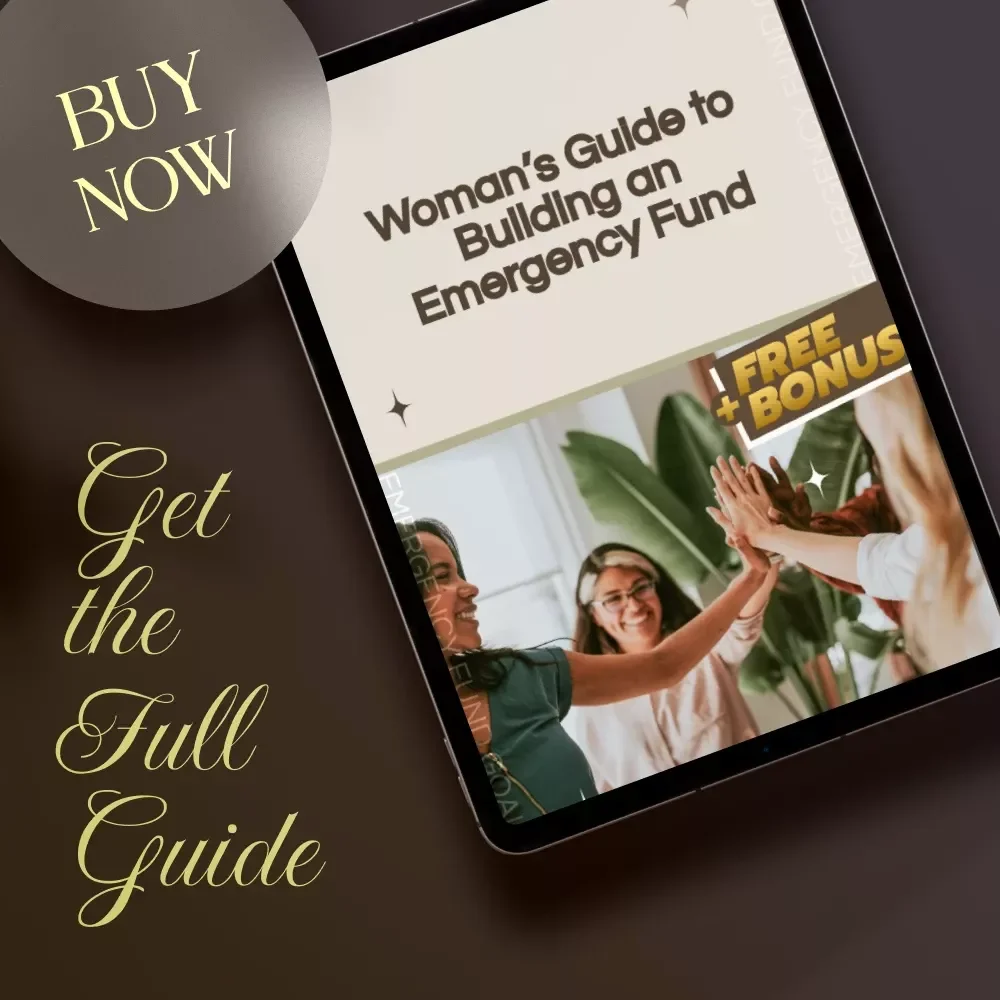 Woman’s Guide to Building an Emergency Fund | Digital Download Guide for Financial Security, Savings Strategies, and Smart Money Management