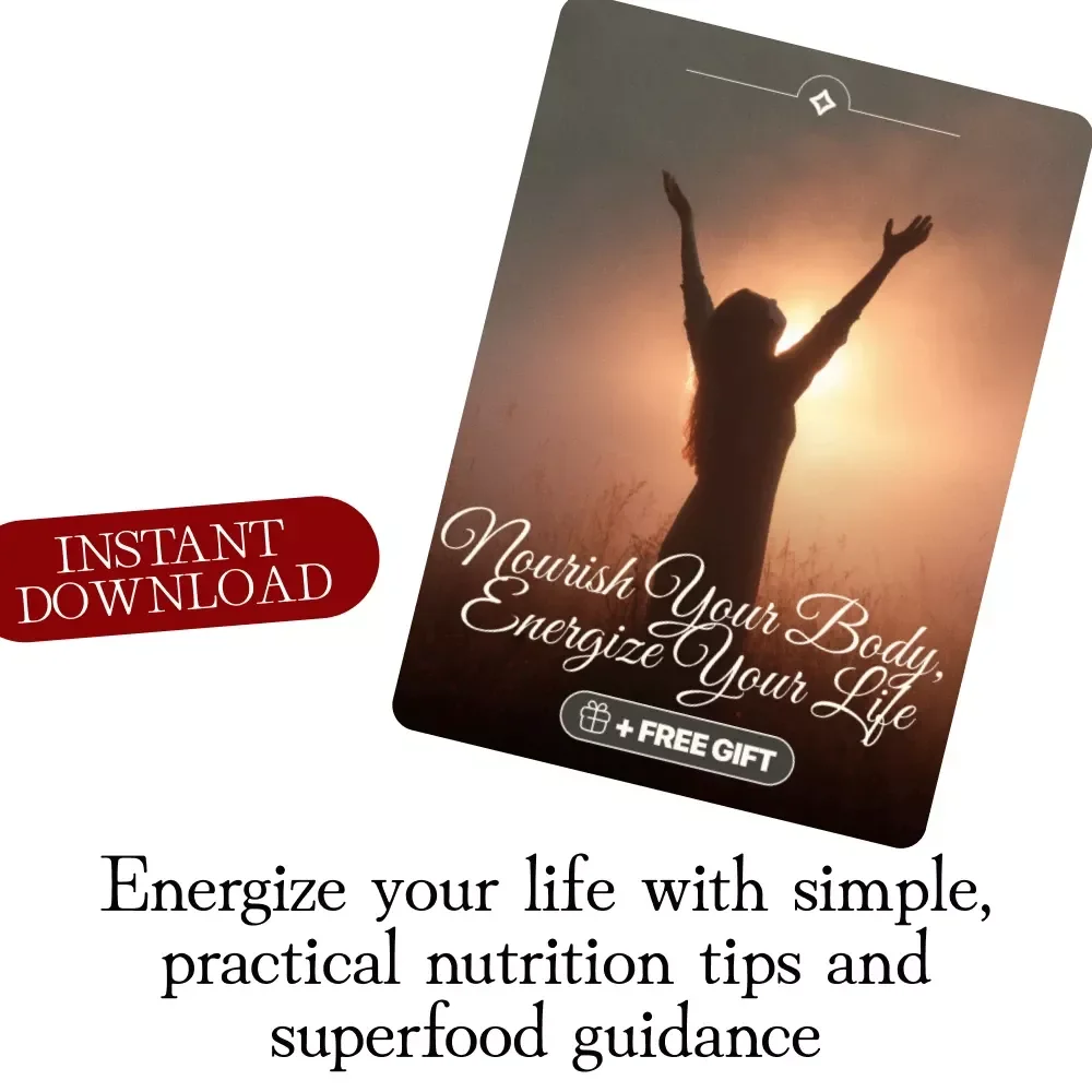 Nourish Your Body, Energize Your Life: Ultimate Healthy Eating Checklist, Nutrition Guide, Superfoods & Meal Planning Digital Download