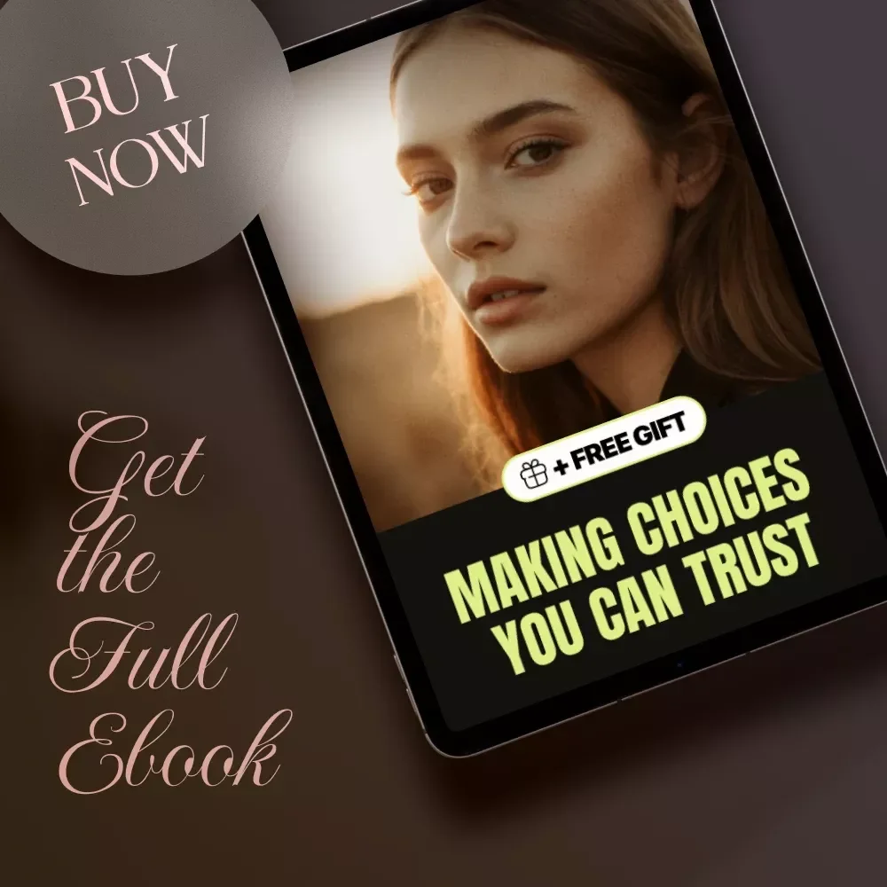Making Choices You Can Trust | Confidence in Decision-Making eBook | How to Build Confidence in Decision Making Guide, Digital Download, Self-Help Checklist
