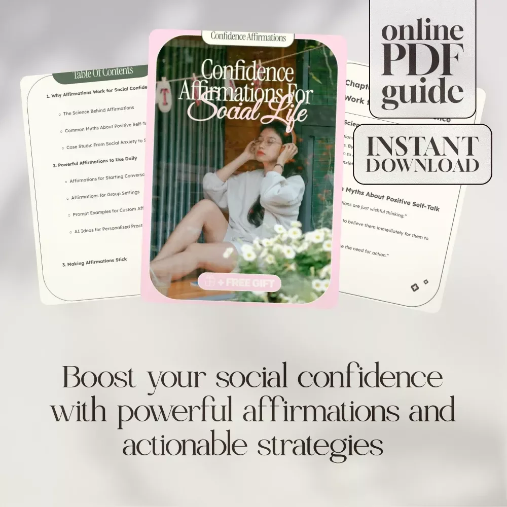 Confidence Affirmations for Social Life: A Guide to Boosting Your Social Confidence and Ease